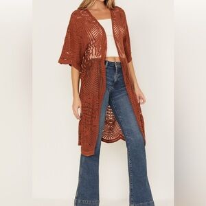 Shyanne Terracotta Knit Kimono